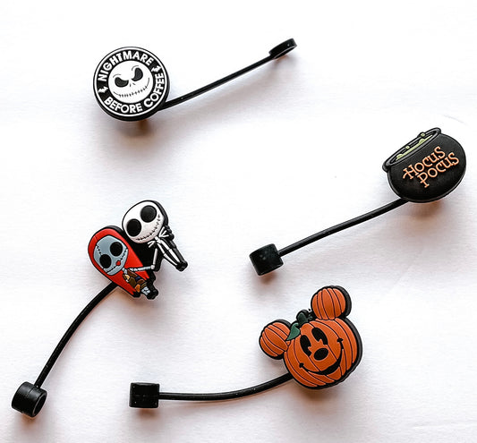 Spook-tacular Halloween Straw Toppers
